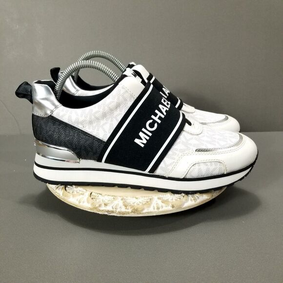 Michael Kors Teddi Trainer Women's  shoes Leather Size 7.5 - Picture 1 of 10